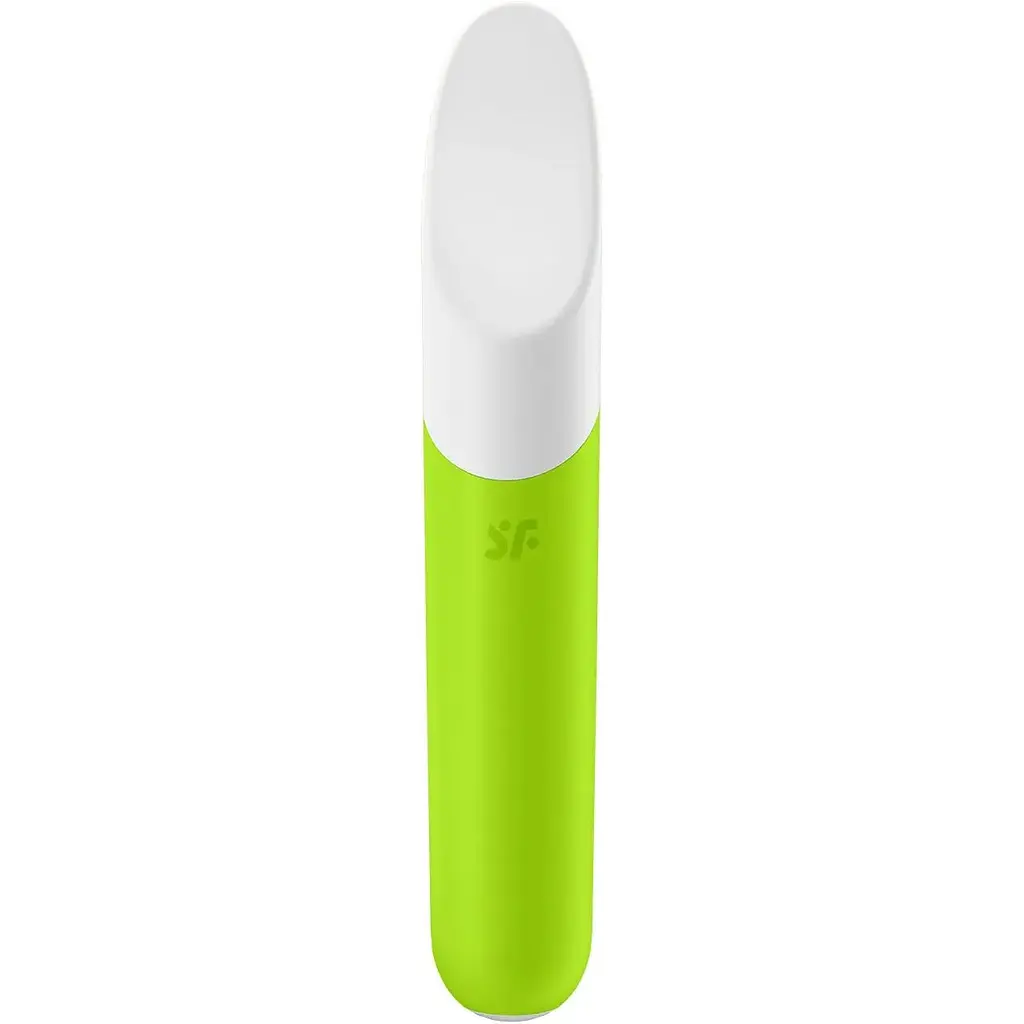 Минивибратор с гибким язычком Satisfyer Ultra Power Bullet 7 Green - фото 6