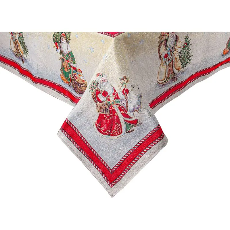 Скатертина Lefard Home Textile Snowing гобеленова 140х140 см (716-169) - фото 3