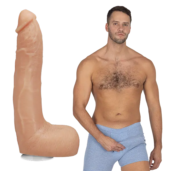 Фалоімітатор Doc Johnson Signature Cocks Dan Damage, 25.4 см - фото 2