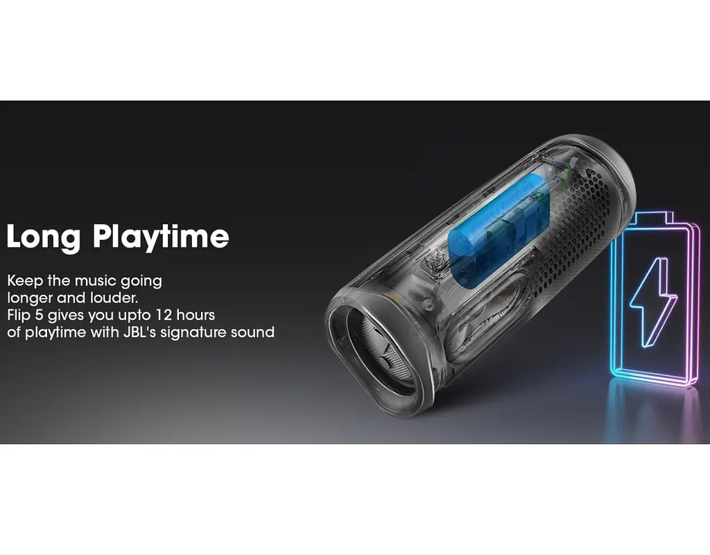 Портативна колонка JBL FLIP 5-EU 20 W IPX7 Black - фото 6