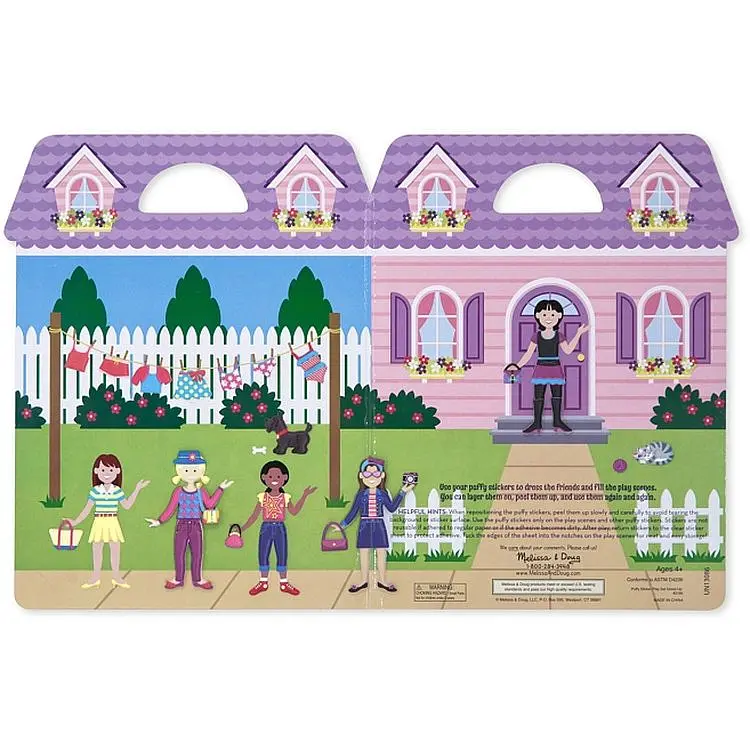 Наклейки Melissa & Doug Мода объемные многоразовые (MD2195) - фото 3