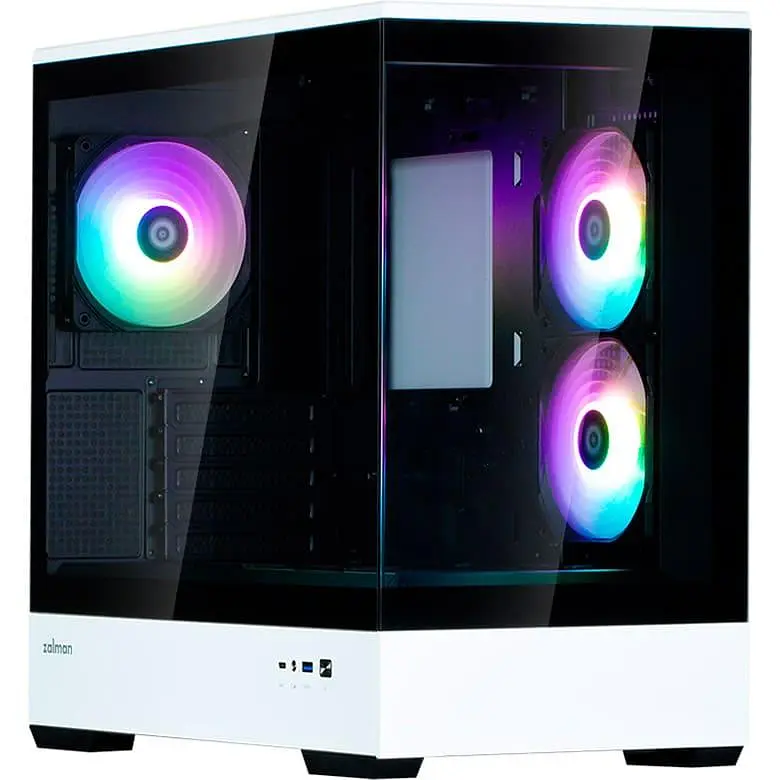 Корпус Zalman P30 без БП Black/White (P30BW) - фото 5