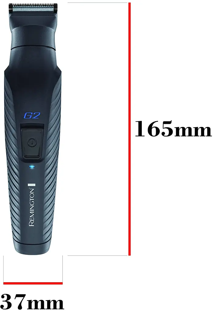 Набір для стрижки Remington G2 Graphite, для голови, вусів, бороди, носа і тіла, акум., насадок-5, чорний - фото 3