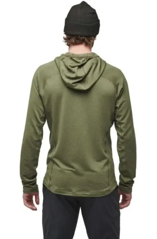 Мужская куртка Black Diamond M Coefficient LT Hybrid Hoody L Черный-Оливковый - фото 2