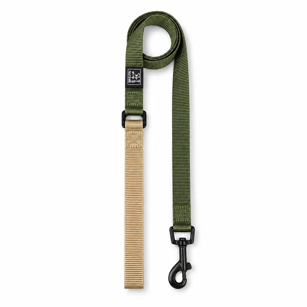 Шлея для собак Nunbell Y-Shape з повідцем, регульована та світловідбивна S, Зелений - фото 2