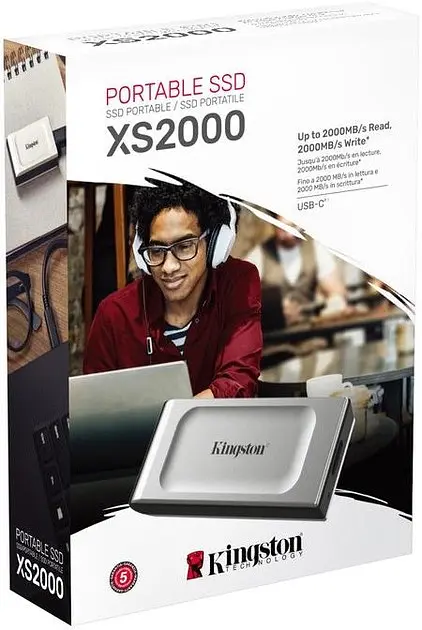 Диск портативний переносний SSD Kingston XS2000 500 GB USB 3.2 Gen2 (2x2) Type-C - фото 8