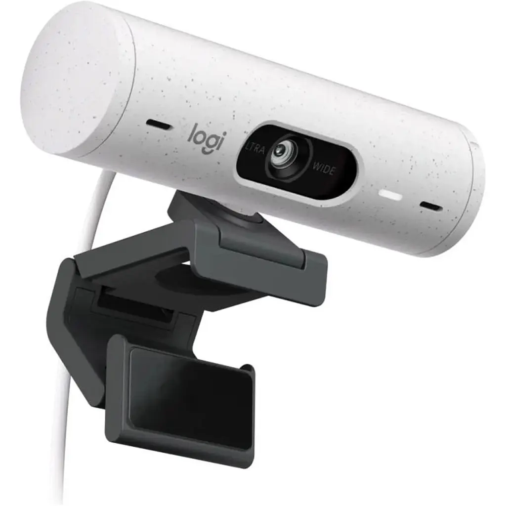 Веб-камера Logitech BRIO 500 Off-White (960-001428) [75521] - фото 4