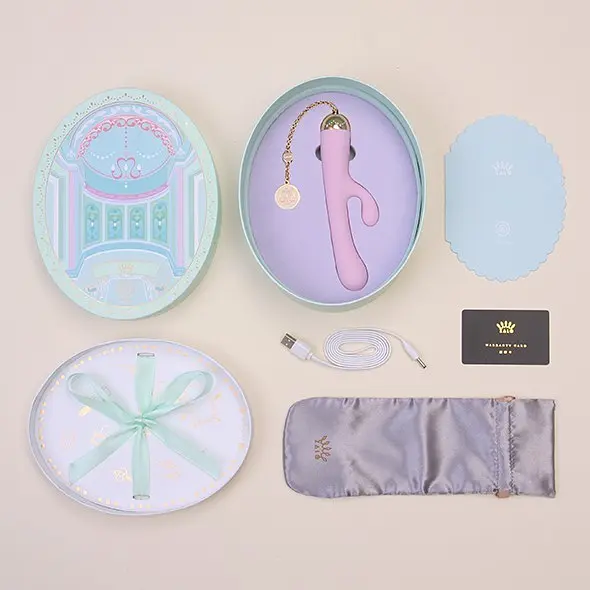 Вібратор-кролик Zalo Lolita Ichigo 18.3 см фіолетовий - фото 2