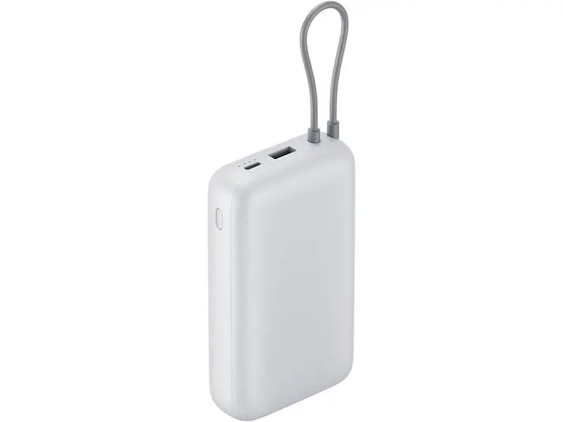 Зовнішній акумулятор (Power Bank) Xiaomi 20000mAh 22.5W Integrated Cable Light Gray (BHR9738GL) - фото 6