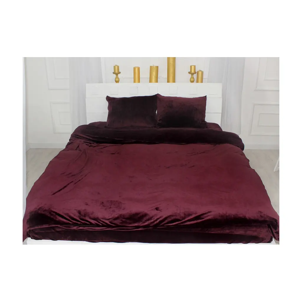 Постільна білизна MirSon Велюр Winter Frost 28-0002 Excalibur Velvet King Size (2200004358925) - фото 3