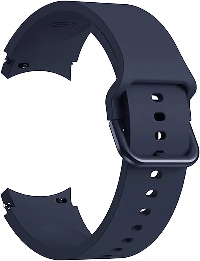 Ремінець силіконовий BeWatch Samsung Galaxy Watch 4/5/Pro SoftTouch Темно-синій (0139309) - фото 2