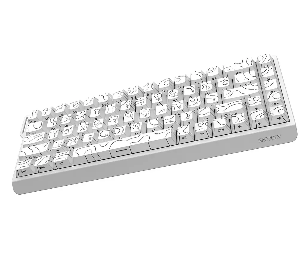 Клавіатура Ajazz NK68 V2 Red Switch (NK68-V2-R-S-W) U1 - фото 4
