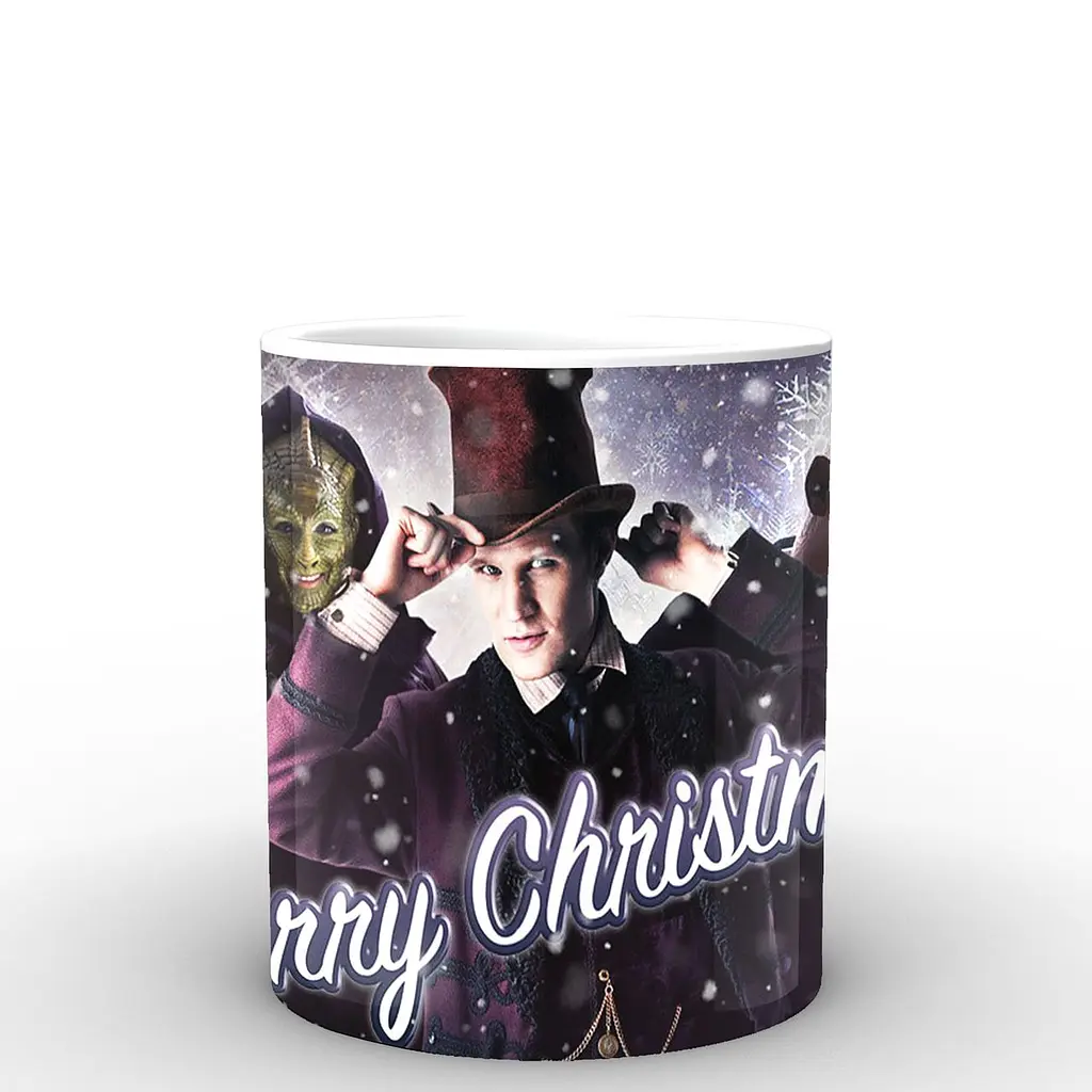 Кухоль GeekLand Doctor Who Merry Christmas DW.02.013.190 330 мл білий - фото 2