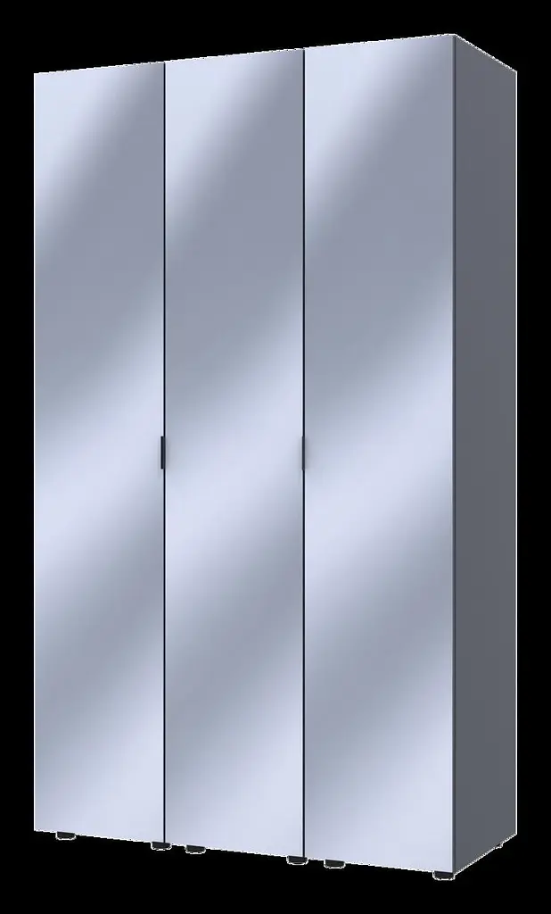 Комплект Doros Гелар Графит 3 Зеркала 117х49.5х203.4 (42002167) - фото 3