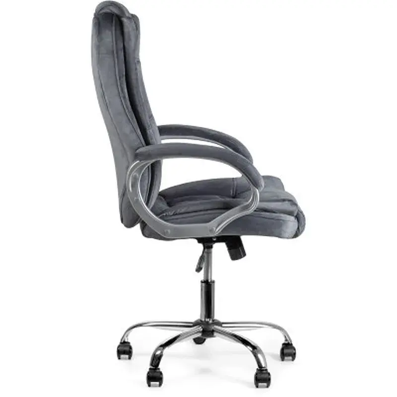 Офісне крісло Barsky Soft Microfiber Grey Soft-03 (Soft-03) - фото 2