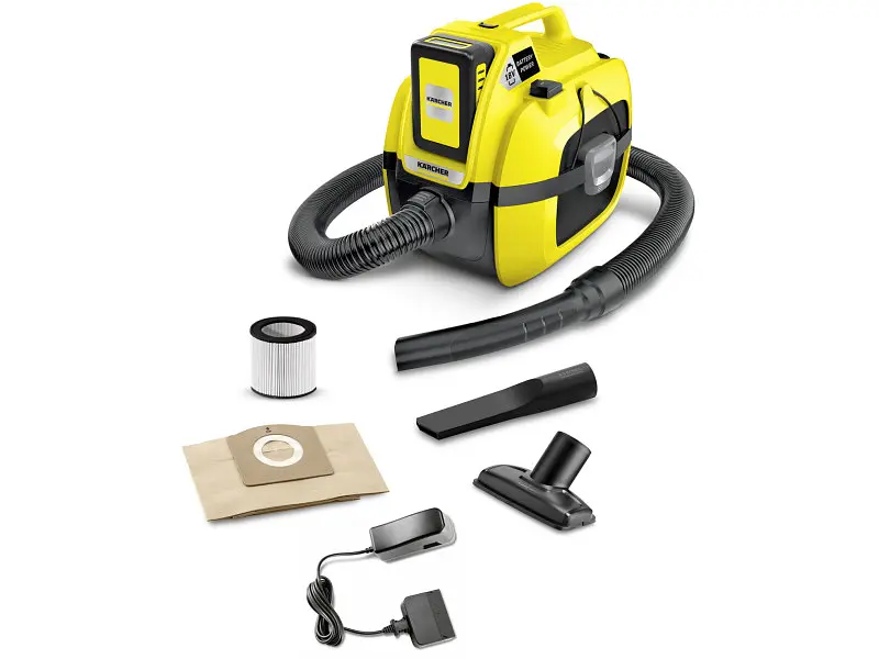 Пилосос з мішком Karcher WD 1 Compact Battery Set (1.198-301.0)