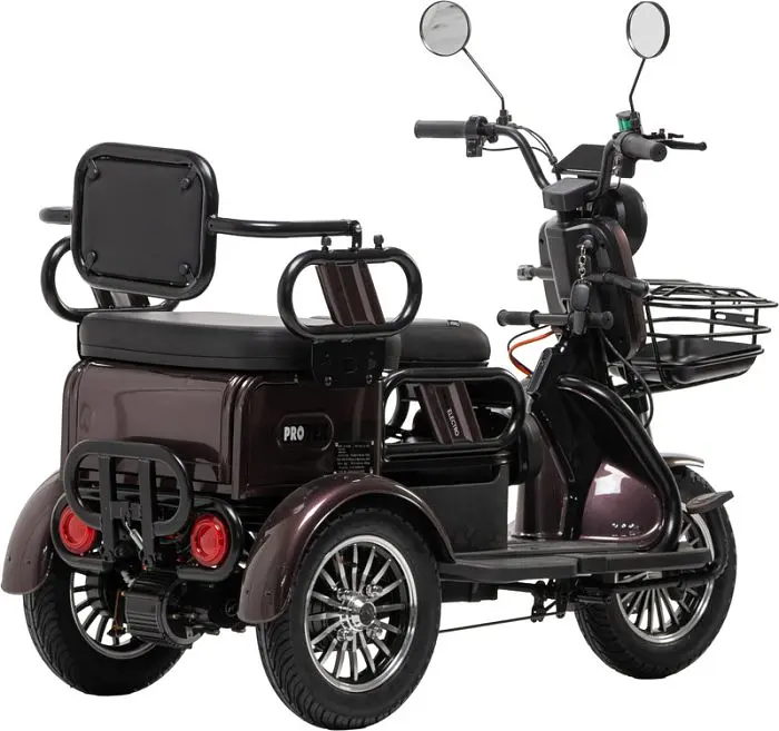 Триколісний Електроскутер Corso Protex MAX (1200W, 72V, 28Ah) Червоний - фото 9