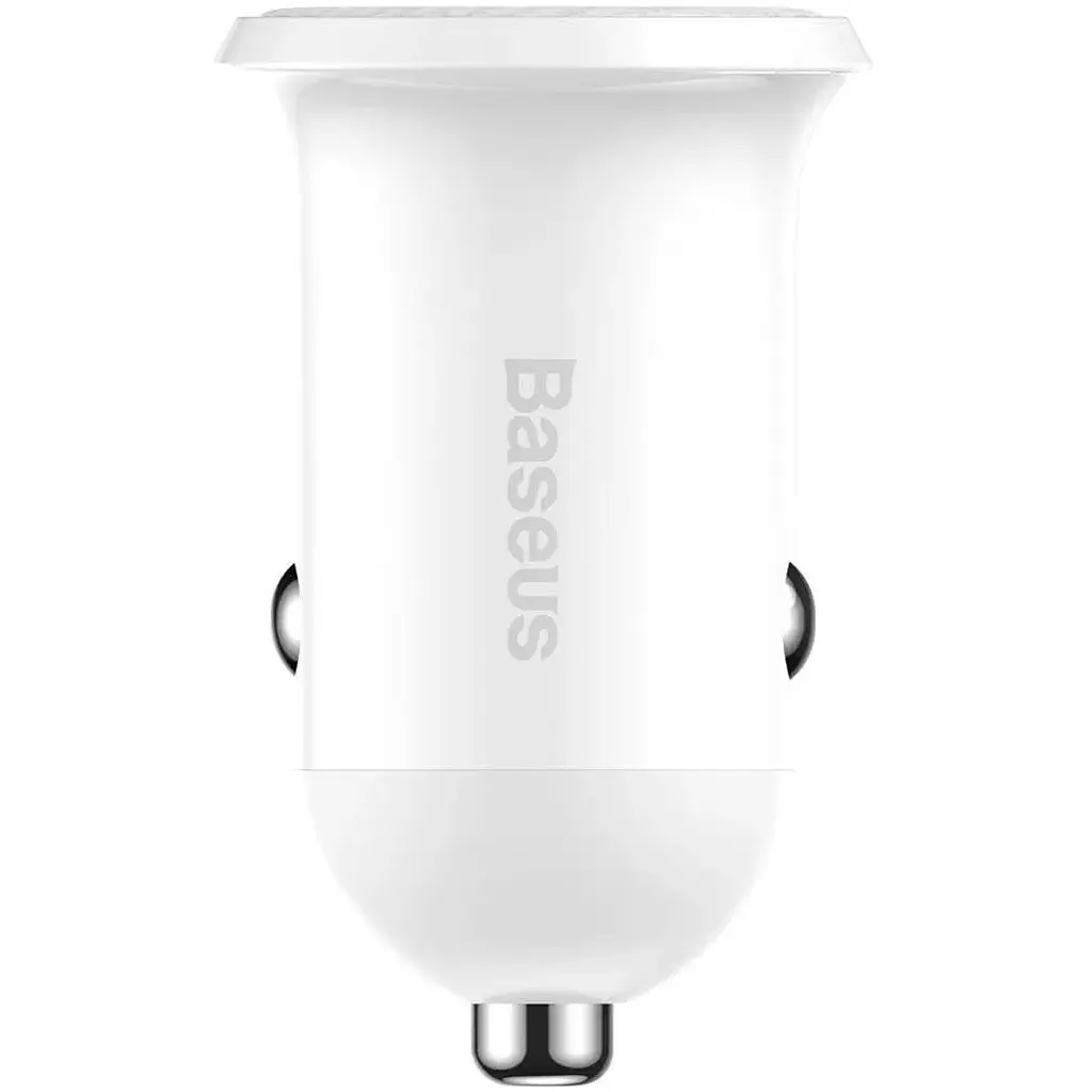 Автомобільний зарядний пристрій Baseus Grain Pro Car Charger Dual USB 4.8A CCALLP-02 White - фото 2