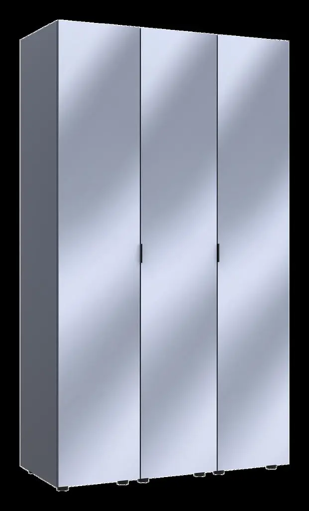 Комплект Doros Гелар Графит 3 Зеркала 117х49.5х203.4 (42002167) - фото 4