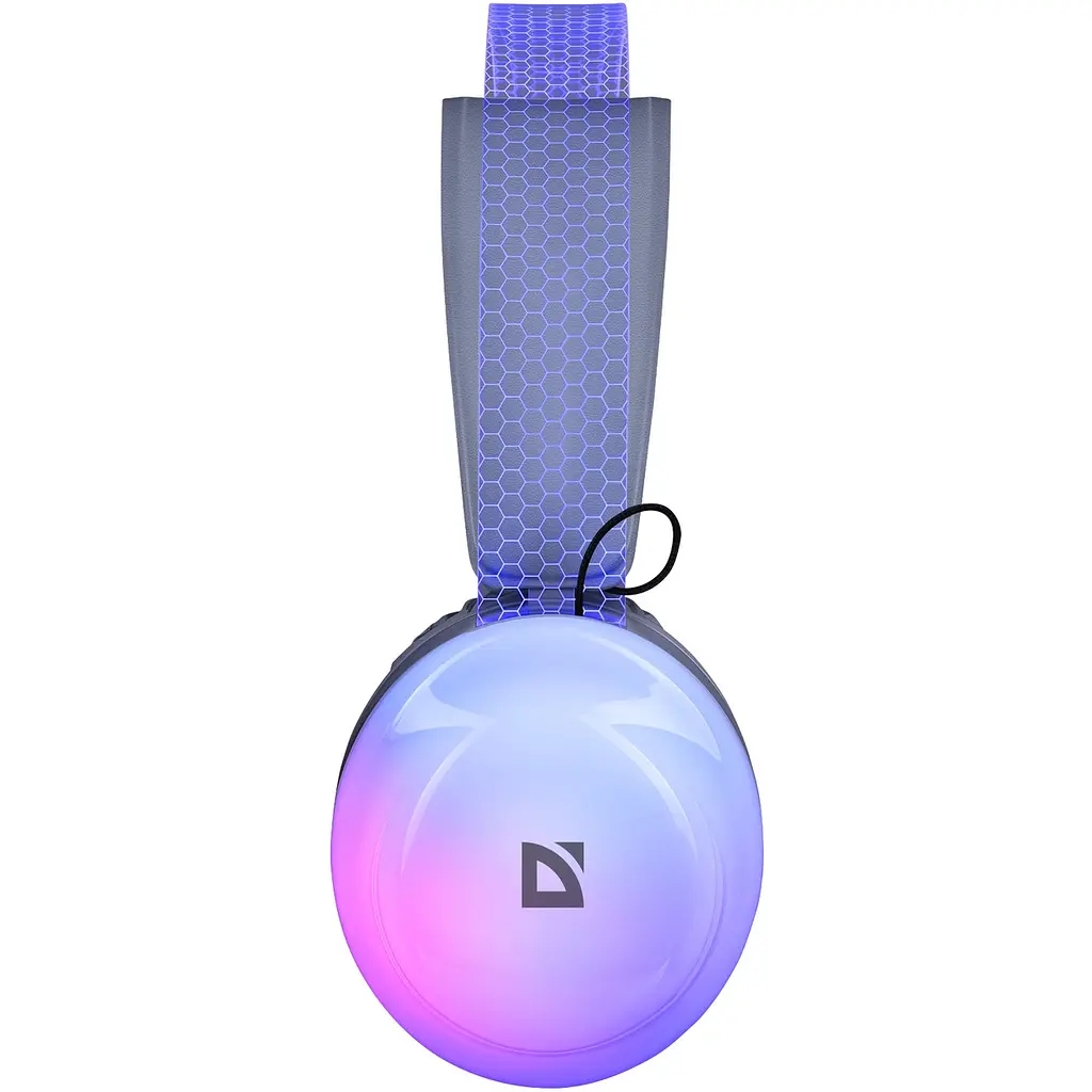 Бездротові навушники Defender FreeMotion B651 Bluetooth+3,5мм+USB-C, RGB Білий - фото 3