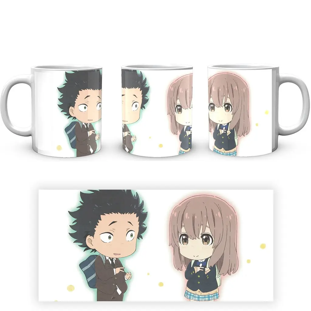Кухоль GeekLand Silent Voice Форма голосу Нішимія Ішида SV 02.10 330 мл білий - фото 4