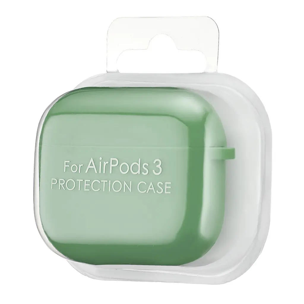 Чохол Silicone Case 2,5mm with microfiber for AirPods 3 Mint - фото 2