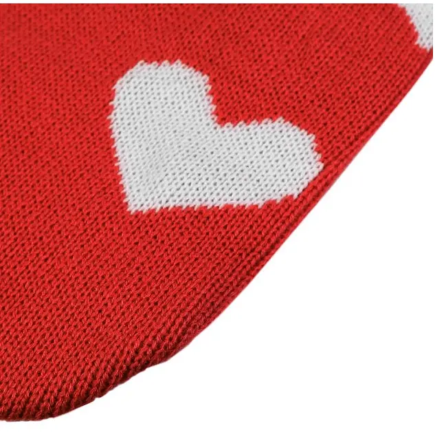 Светр для собак та котів EcoToys Heart S біло-червоний A: 20 см B: 29 см C: 18 см 6903 - фото 5