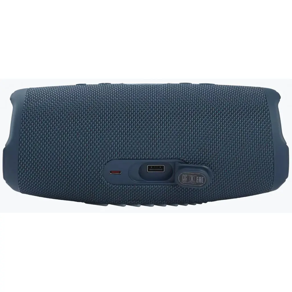 Акустическая система JBL Charge 5 Blue (JBLCHARGE5BLU) - фото 4