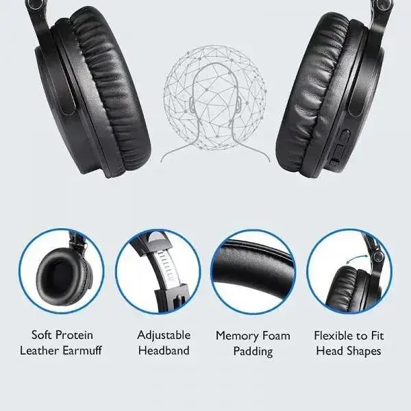 Навушники з мікрофоном OneOdio Studio Wireless Pro C Black - фото 9