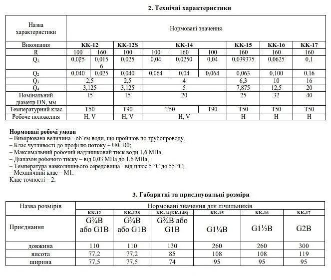 Лічильник холодної води Baylan КК-15 одноструменевий R160 DN25 сухохідний під імпульсний вихід 30412 - фото 5
