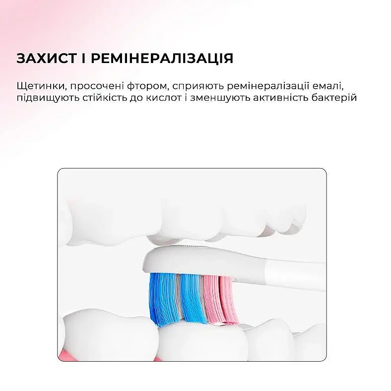 Электрическая зубная щетка Oclean X Kids Set Electric Toothbrush Pink - фото 6