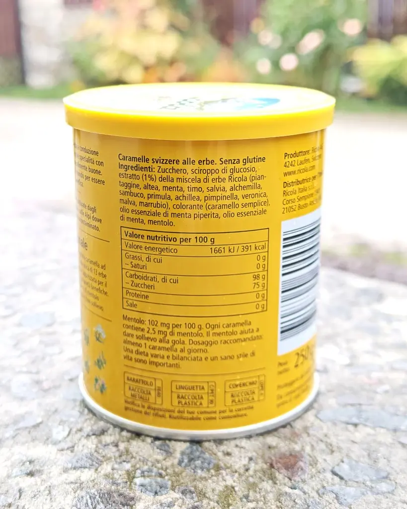 Ricola Originale 250 г — швейцарські льодяники від кашлю - фото 4
