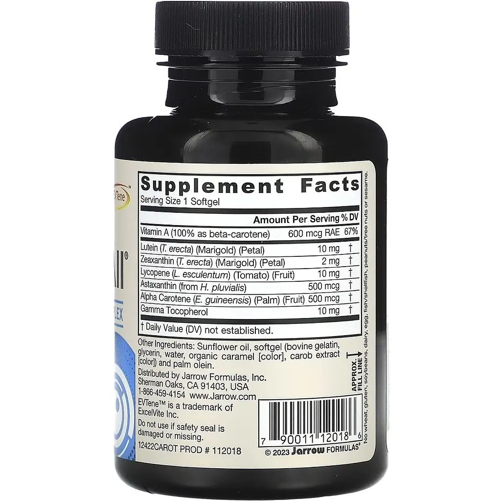 Комплекс змішаних каротиноїдів Jarrow Formulas CarotenAll Mixed Carotenoids Complex 60 капсул - фото 2