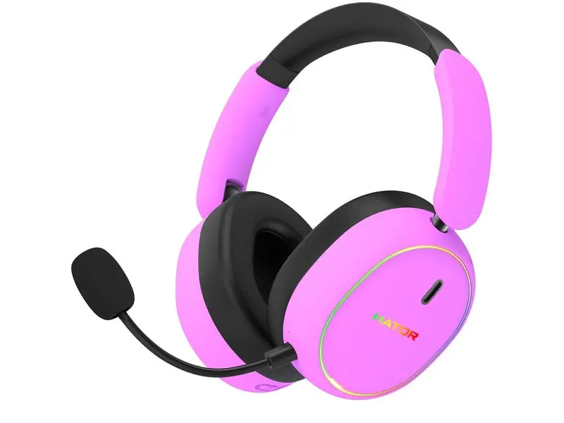 Навушники з мікрофоном Hator Phoenix 2 Wireless Cyber Violet (ESH42)
