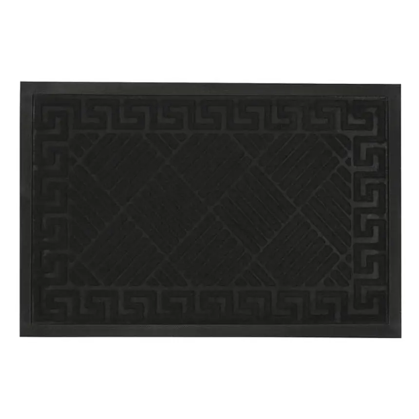 Килимок придверний Eco Fabric Смужки з кромкою чорний 40 х 60 см (4060-111) - фото 3