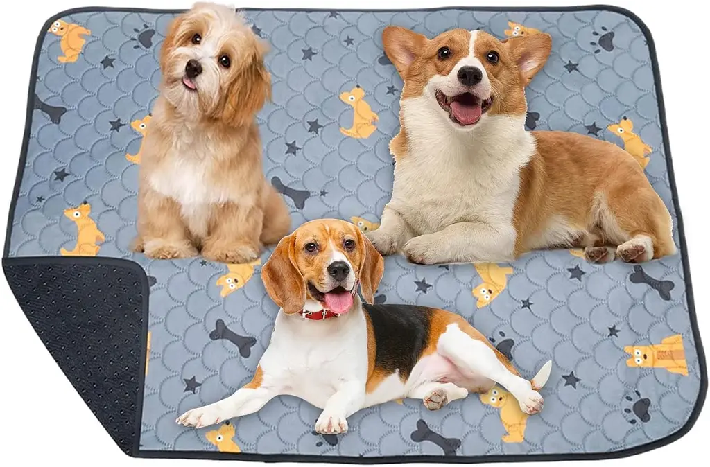 Багаторазова пелюшка Derby Washable Reusable Dog Pee Pad PM002-1 Grey 70х100 см - фото 3