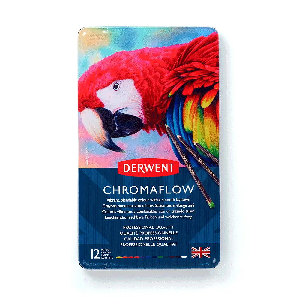 Кольорові олівці Colour Chromaflow 12 шт. Derwent (5028252616119) - фото 2