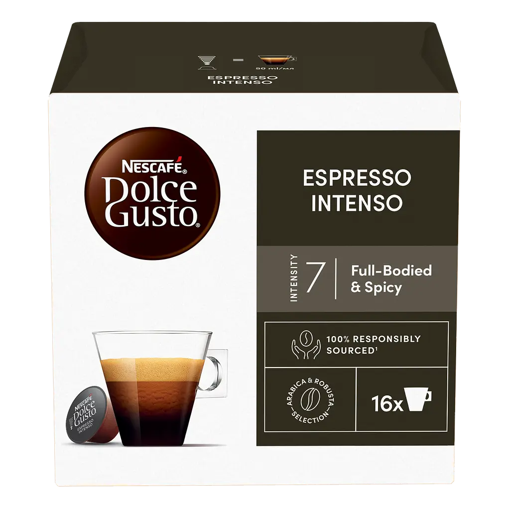 Набір кави в капсулах Nescafe Dolce Gusto Espresso Intenso 48 шт. 336 г (3 пак. x 16 шт. 112 г) - фото 3