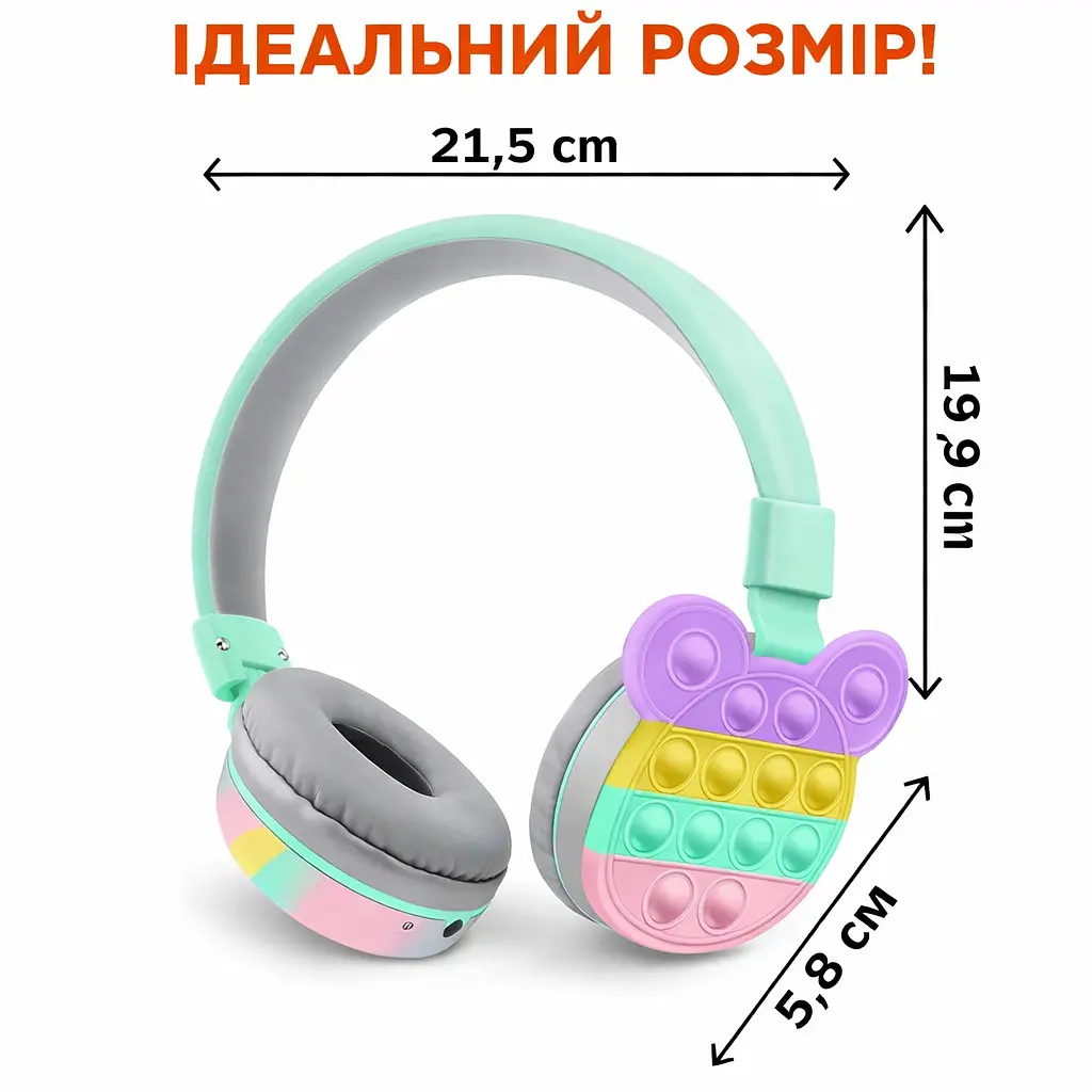 Навушники AKZ-K30 для дітей та підлітків бездротові - фото 2