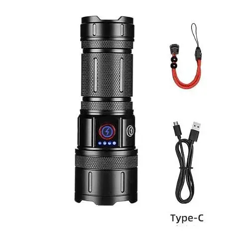 Ліхтар з функцією Power Bank, індикацією заряду, ЗУ Type-C, zoom XPRO CB-B53-TG (47488-B53_449) - фото 2
