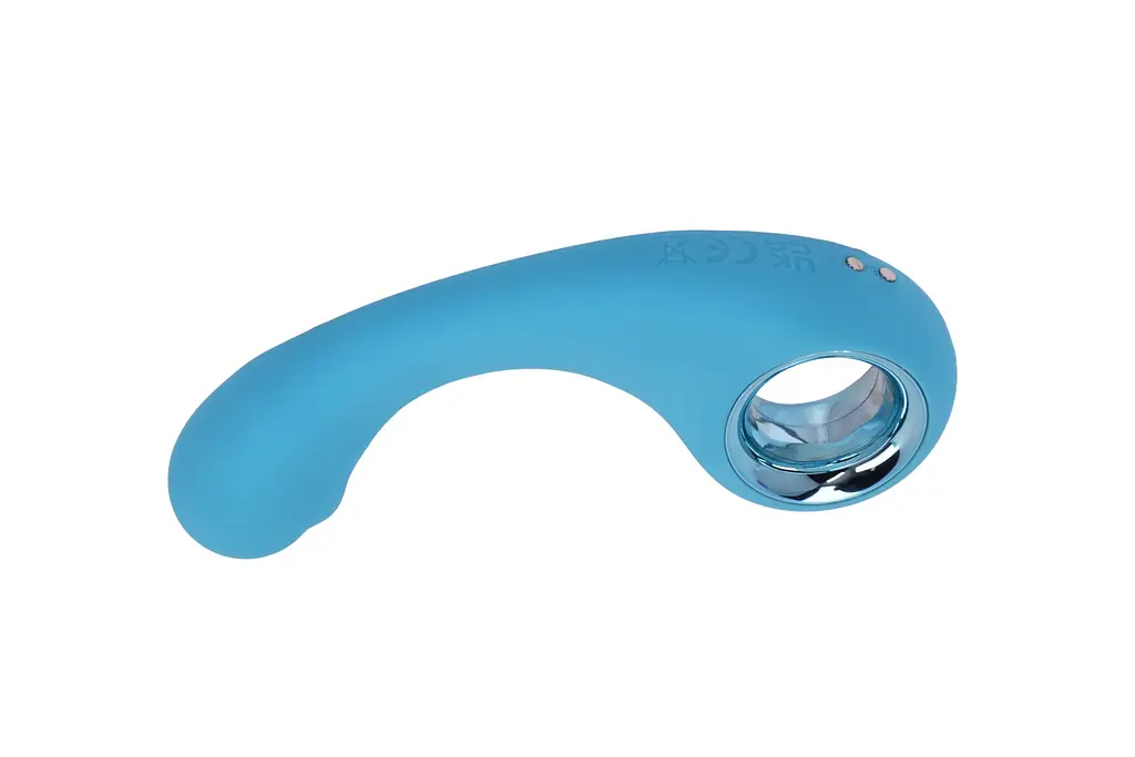 Вібратор FairyGasm BraveryAward 12.5 см блакитний - фото 6