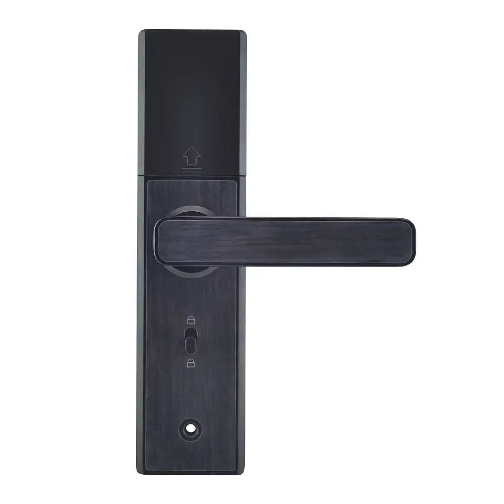 Замок біометричний автономний Trinix TRL-5108BTF Black Left з Bluetooth, зчитувачем відбитків пальців і карт Mifare (65-00028) - фото 3