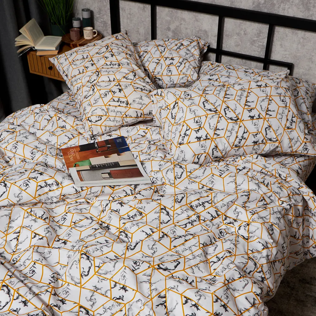 Набор наволочек Moon&Star Бязь Gold Люкс Modern Marble 40х40 см 2 шт - фото 3