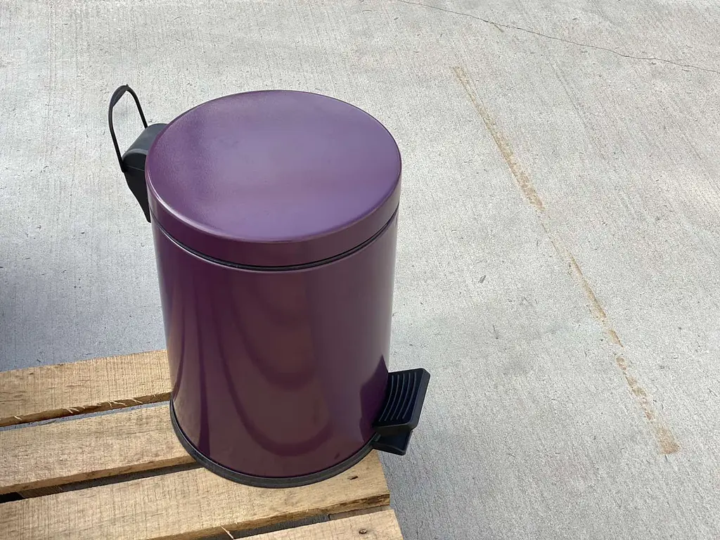 Ведро для мусора с педалью Mertinox 12 л Фиолетовый 4501.2435S.101.12 violet  - фото 2