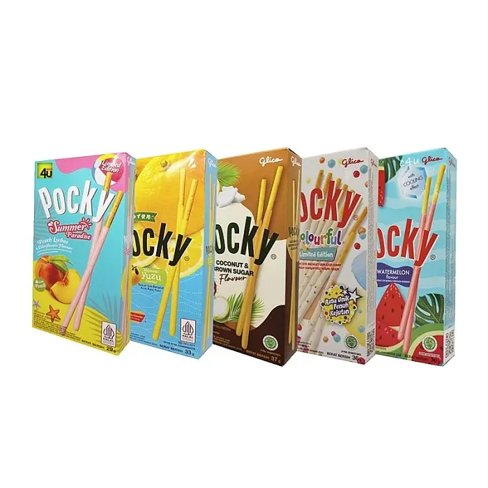 Японські палички Pocky Summer Paradise зі смаком персика лічі та бузини 29г - фото 5