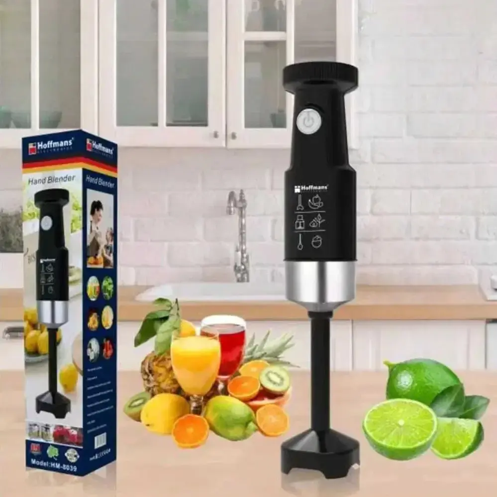 Занурювальний блендер Hoffmans 4 в 1 600W HM-8042 • Багатофункціональний блендер з насадками для збивання та подрібнення - фото 4