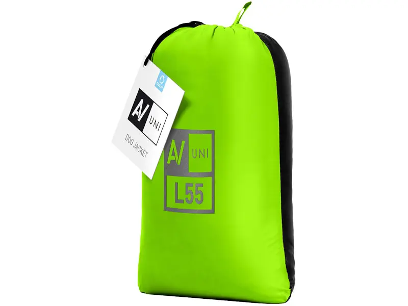 Курточка для животных Collar AiryVest UNI двусторонняя M 48 салатово-черная (2560) - фото 2