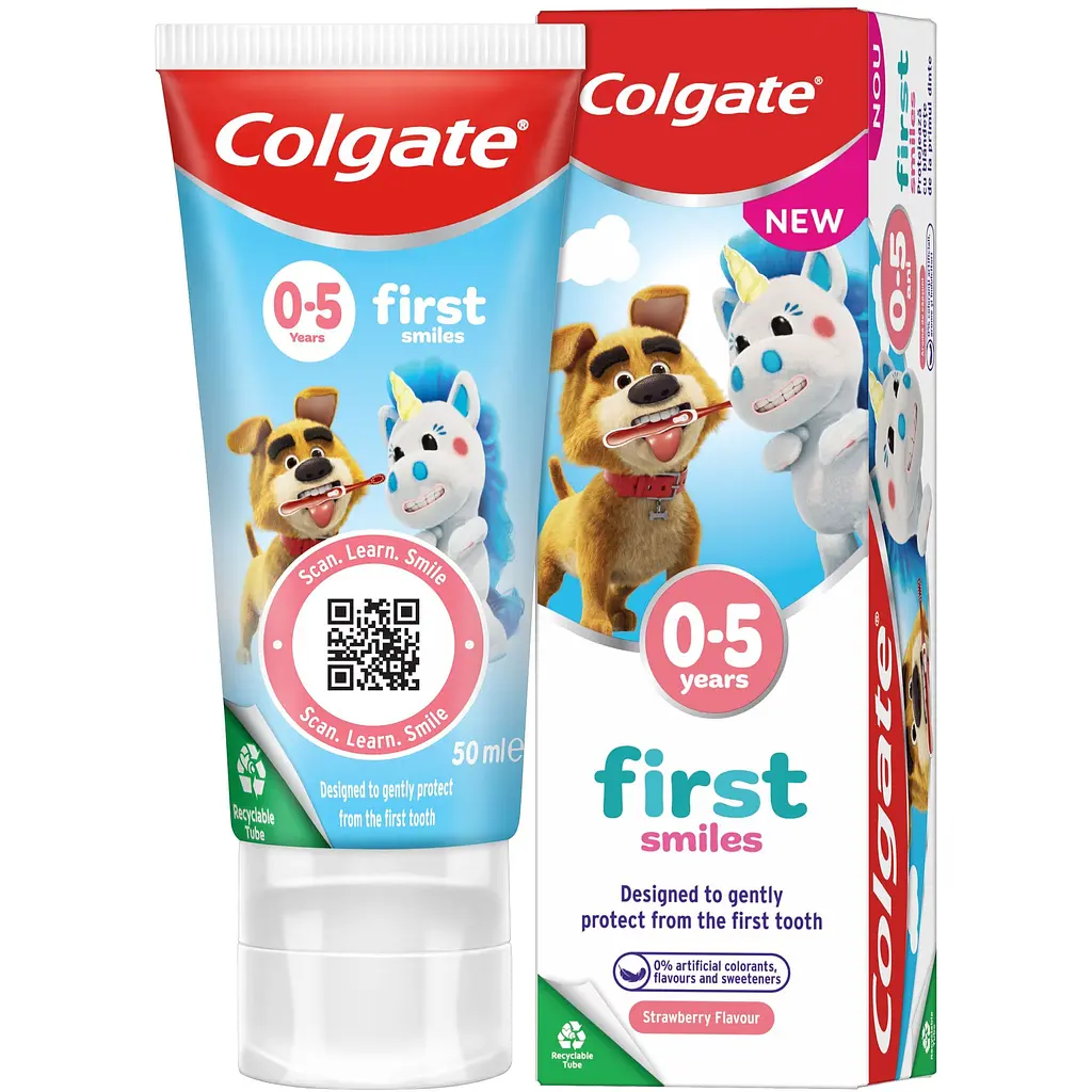 Дитяча зубна паста Colgate First Smiles для дітей 0-5 років 50 мл - фото 7