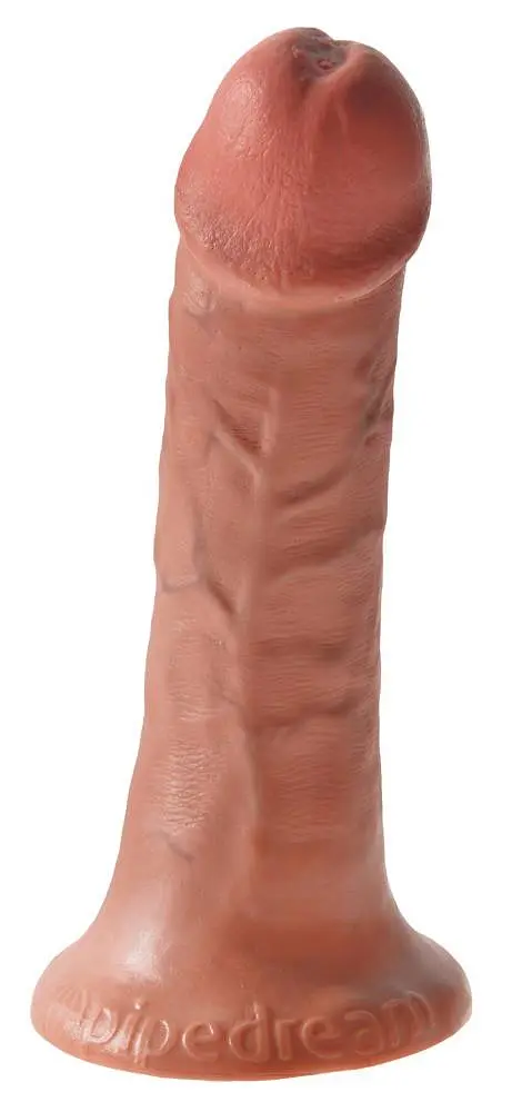 Фаллоимитатор King Cock 6", 17 см (коричневый) - фото 3