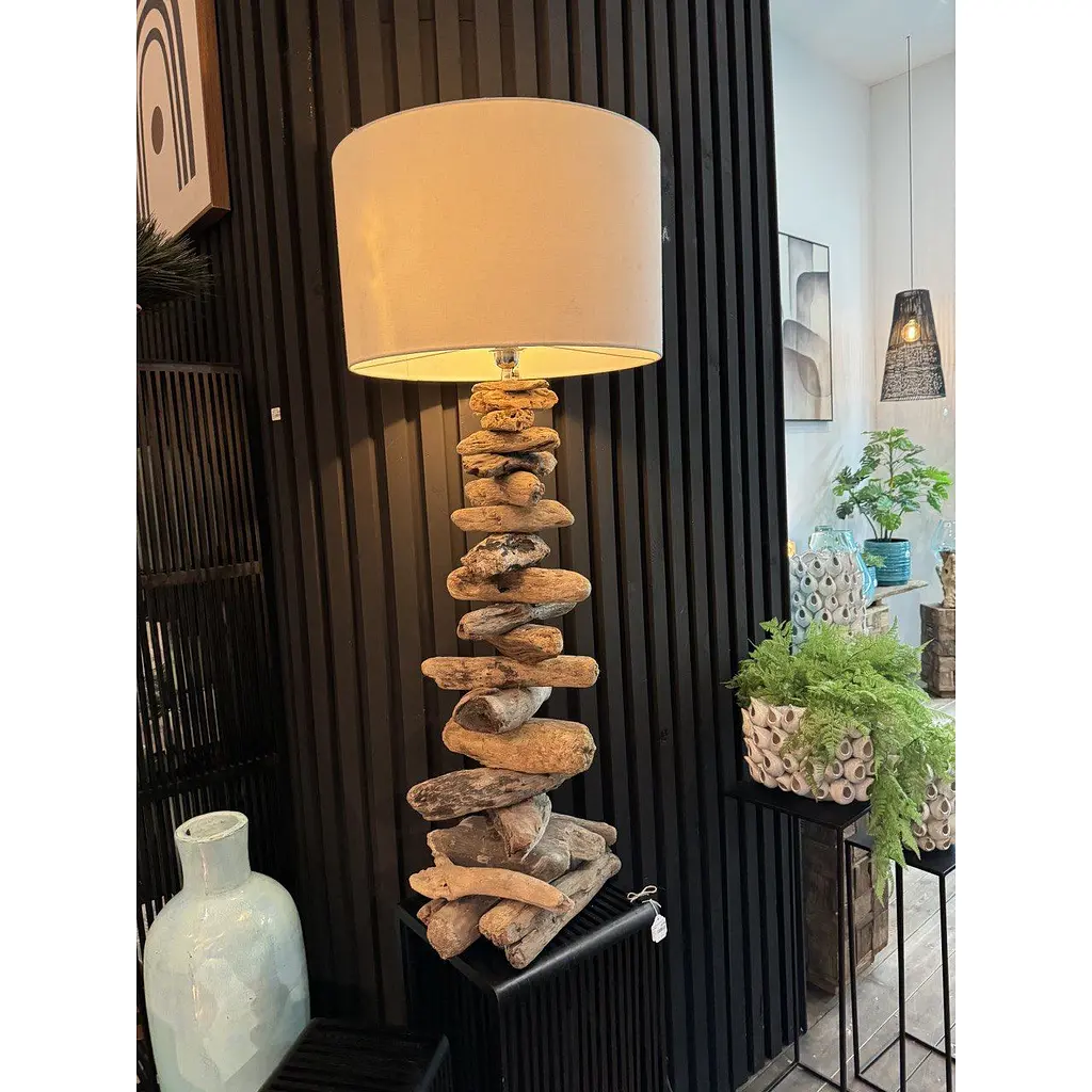 Лампа напольная J-line деревянная 168 см (10838) - фото 3